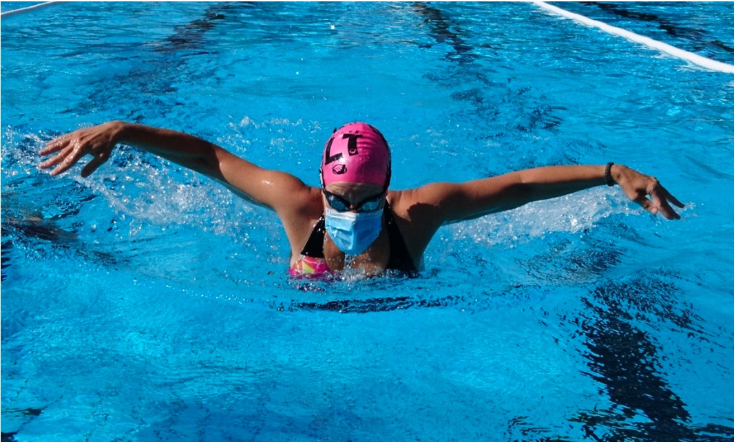 Schwimmen mit maske